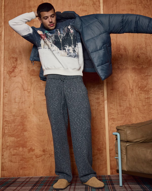 Abercrombie & Fitch - Baggy Open-Hem Sweater Pant IMMEDIATE