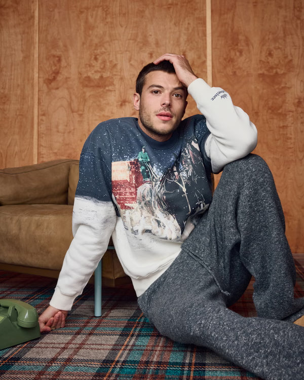 Abercrombie & Fitch - Baggy Open-Hem Sweater Pant IMMEDIATE