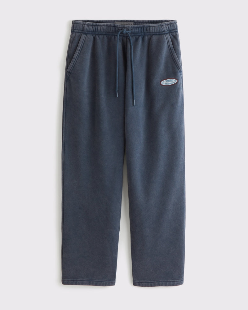 Abercrombie & Fitch - Logo Straight Open-Hem Sweatpant