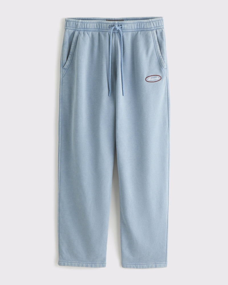 Abercrombie & Fitch - Logo Straight Open-Hem Sweatpant
