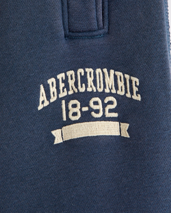 Abercrombie & Fitch - Straight Open-Hem Logo Sweatpant