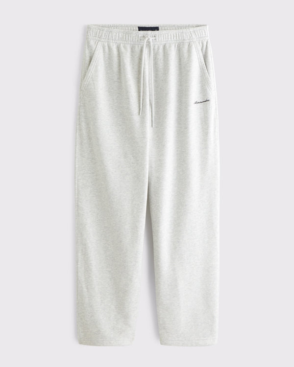 Abercrombie & Fitch - Straight Open-Hem Logo Sweatpant