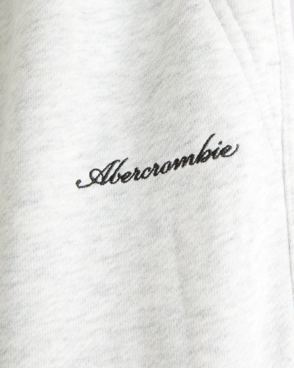 Abercrombie & Fitch - Straight Open-Hem Logo Sweatpant
