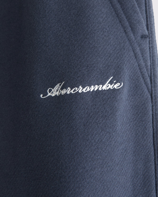 Abercrombie & Fitch - Straight Open-Hem Logo Sweatpant