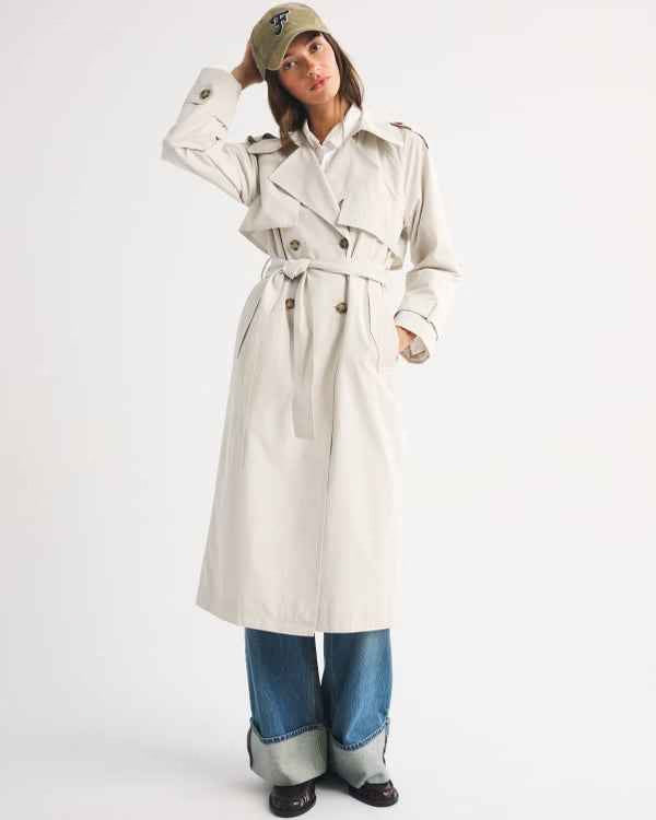 Abercrombie & Fitch - Carrie Long Trench Coat