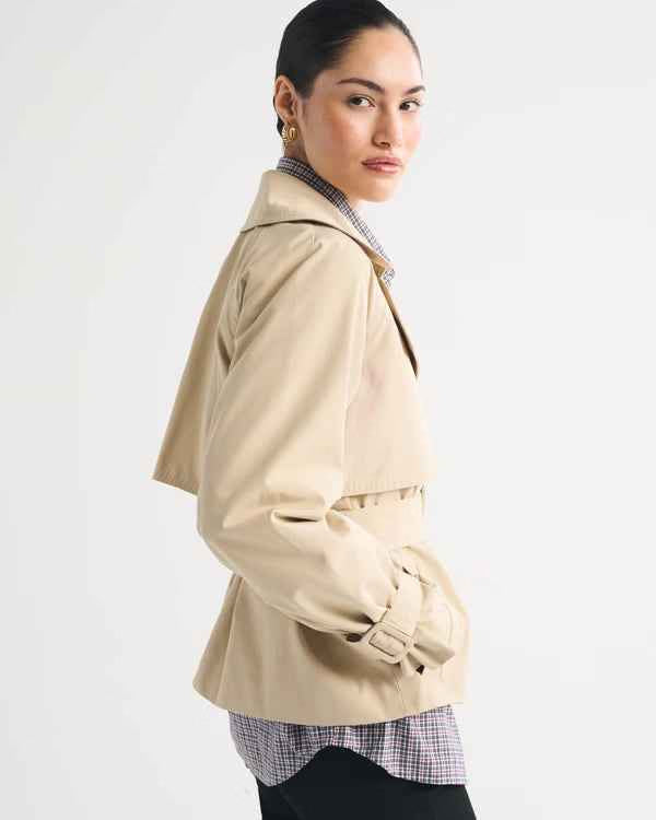 Abercrombie & Fitch - Short Belted Trench Coat