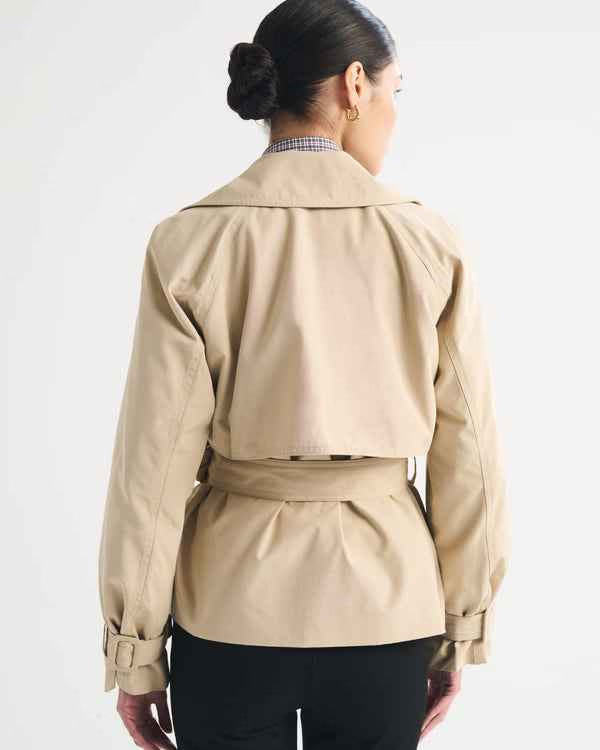 Abercrombie & Fitch - Short Belted Trench Coat