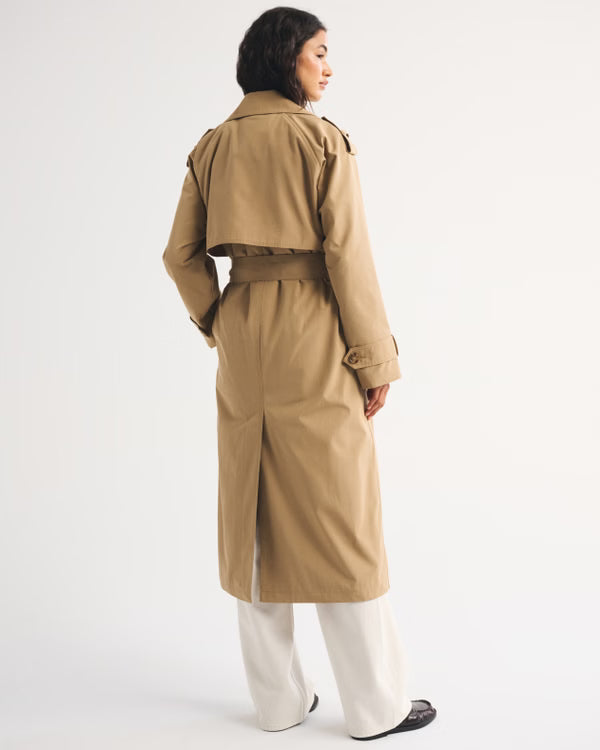 Abercrombie & Fitch - Carrie Long Trench Coat