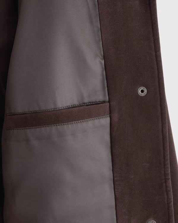 Abercrombie & Fitch - Vegan Suede Long Trench Coat