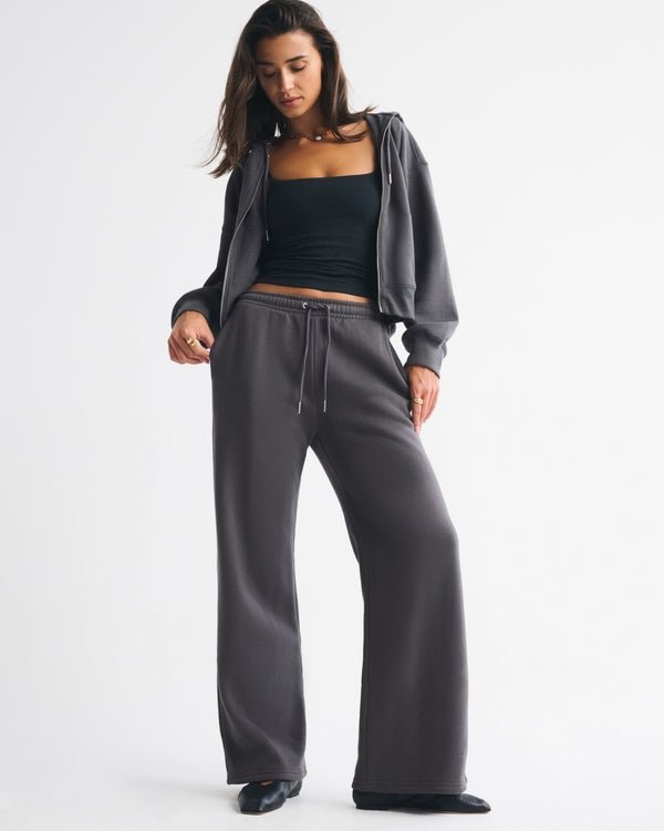 Abercrombie & Fitch - High Rise Wide Leg Sunday Sweatpant - Brandatak Store