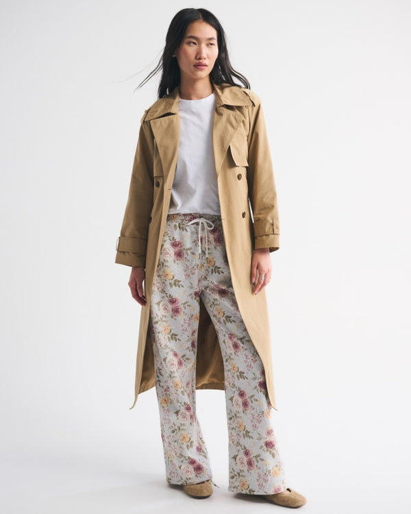 Abercrombie & Fitch - High Rise Wide Leg Sunday Sweatpant