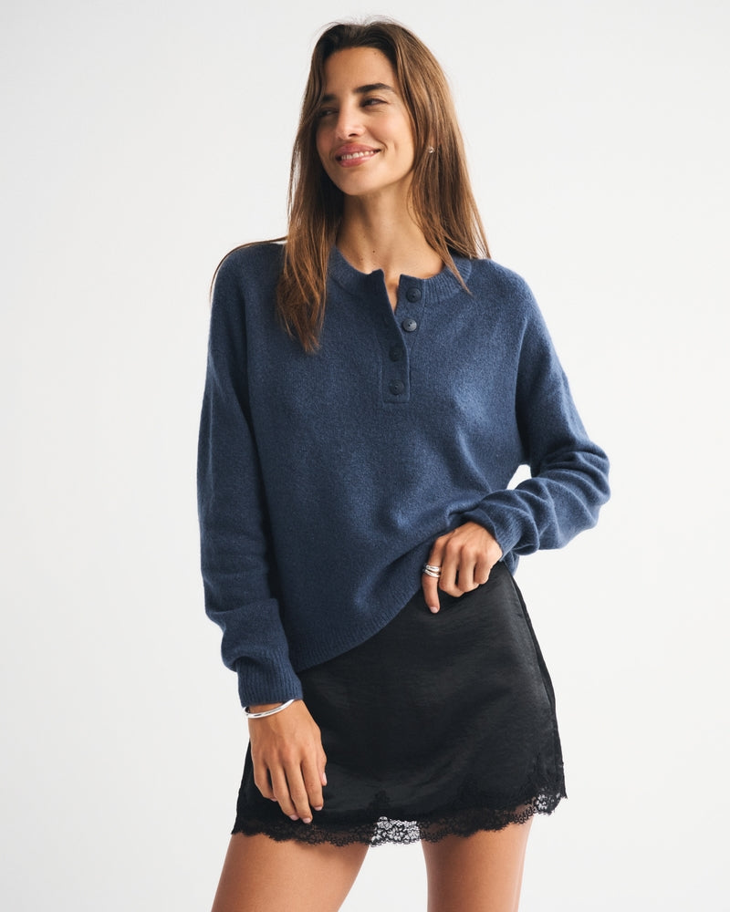 Abercrombie & Fitch - Henley Sweater