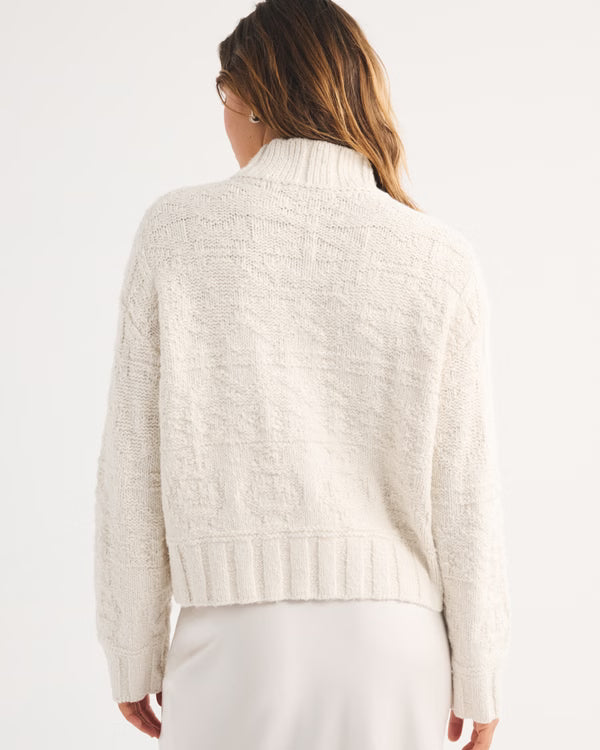 Abercrombie & Fitch - Easy Funnel Neck Sweater