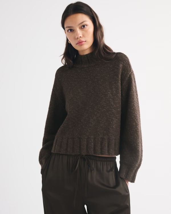 Abercrombie & Fitch - Easy Funnel Neck Sweater