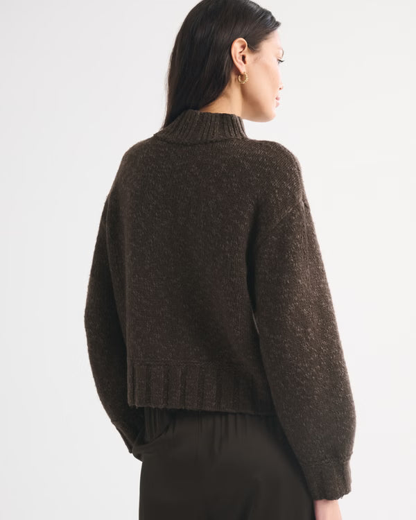 Abercrombie & Fitch - Easy Funnel Neck Sweater