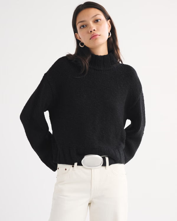 Abercrombie & Fitch - Easy Funnel Neck Sweater