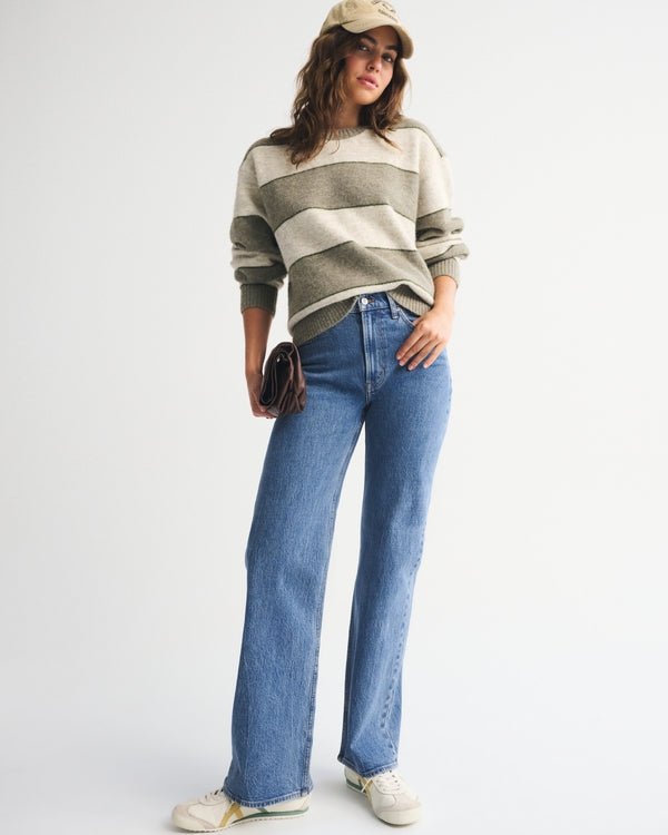 Abercrombie & Fitch - High Rise 90s Relaxed Jean - Brandatak Store