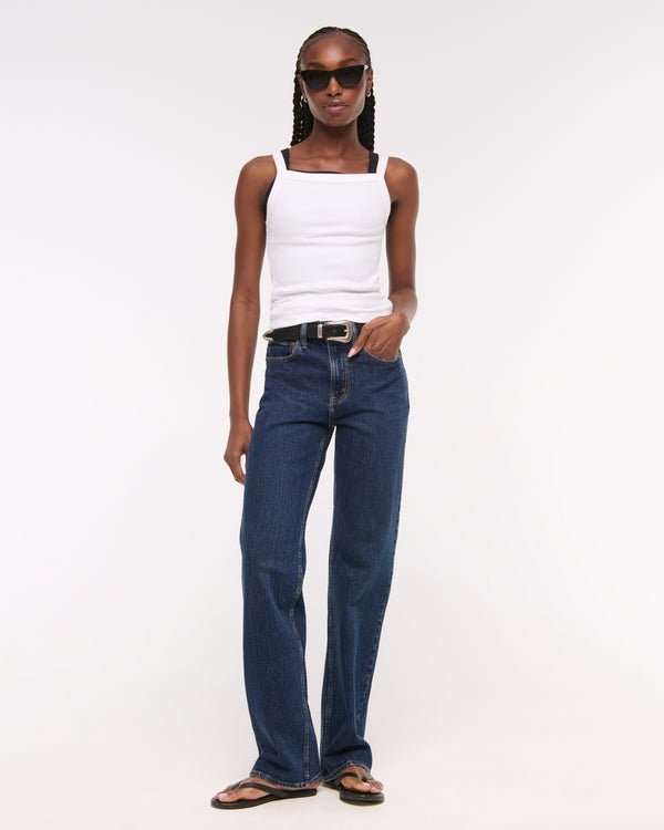 Abercrombie & Fitch - High Rise 90s Relaxed Jean - Brandatak Store