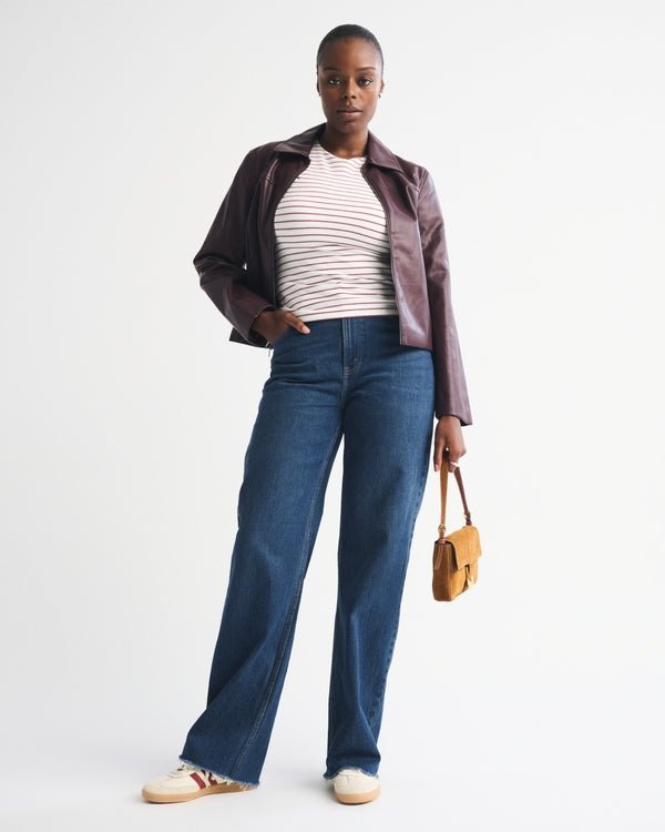 Abercrombie & Fitch - High Rise 90s Relaxed Jean - Brandatak Store
