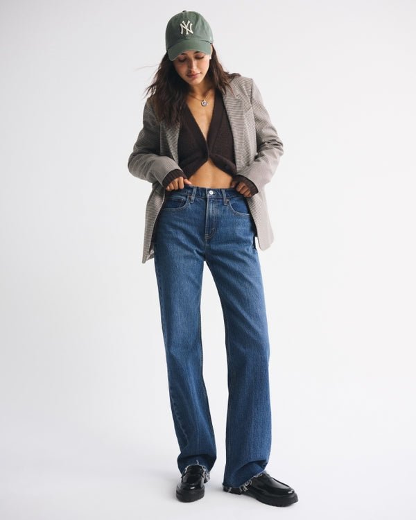 Abercrombie & Fitch - High Rise 90s Relaxed Jean - Brandatak Store
