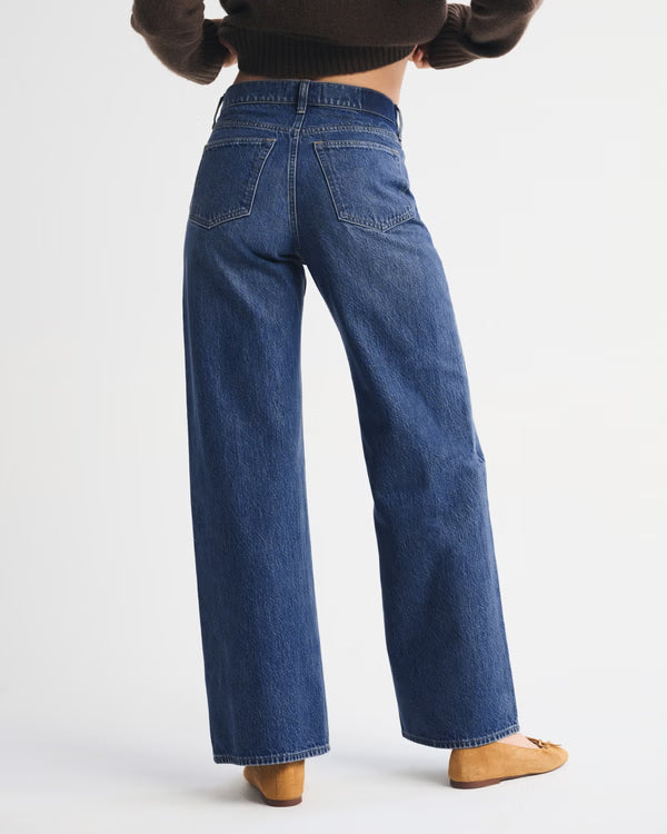 Abercrombie & Fitch - High Rise Wide Leg Jean