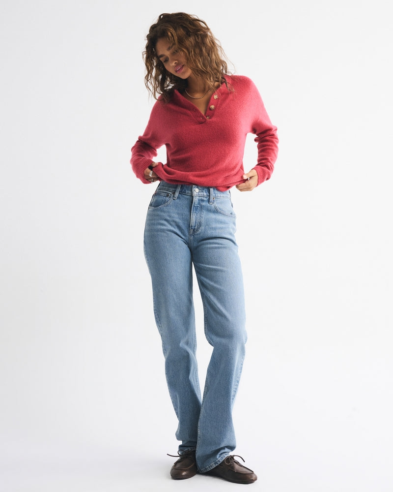 Abercrombie & Fitch - High Rise 90s Relaxed Jean