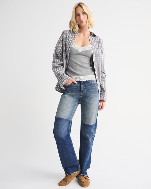 Abercrombie & Fitch - High Rise 90s Relaxed Jean