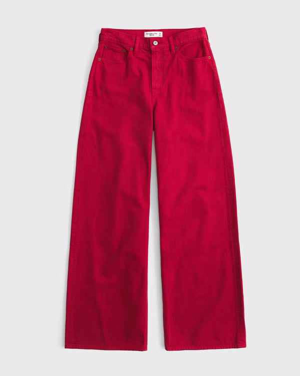 Abercrombie & Fitch - High Rise Wide Leg Jean