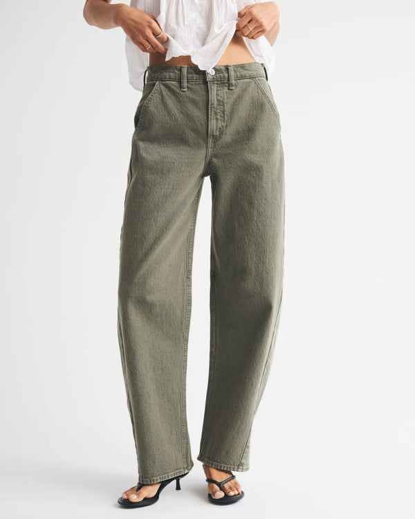 Abercrombie & Fitch - High Rise Barrel Jean