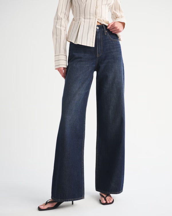Abercrombie & Fitch - High Rise Wide Leg Jean