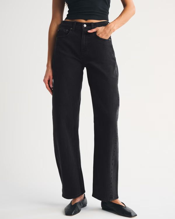 Abercrombie & Fitch - High Rise Barrel Jean