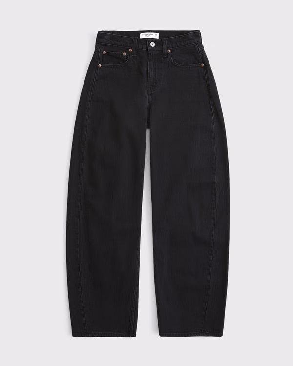 Abercrombie & Fitch - High Rise Barrel Jean