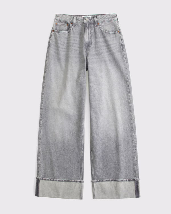 Abercrombie & Fitch - High Rise Wide Leg Jean