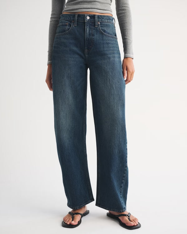 Abercrombie & Fitch - High Rise Barrel Jean