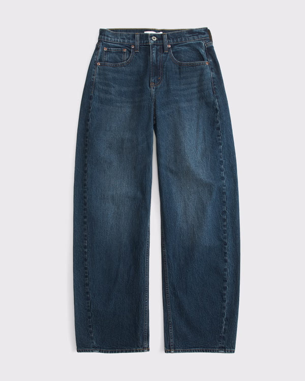 Abercrombie & Fitch - High Rise Barrel Jean