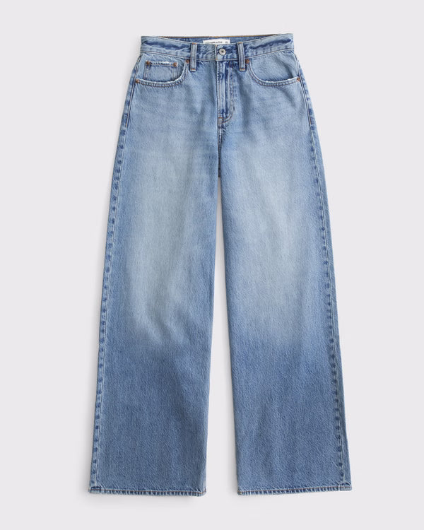 Abercrombie & Fitch - High Rise Wide Leg Jean
