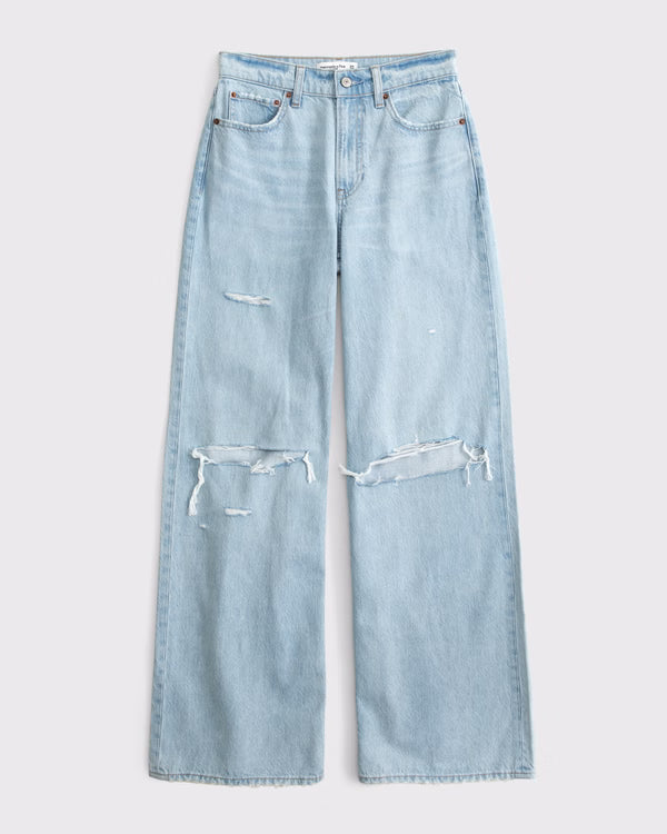 Abercrombie & Fitch - High Rise Wide Leg Jean