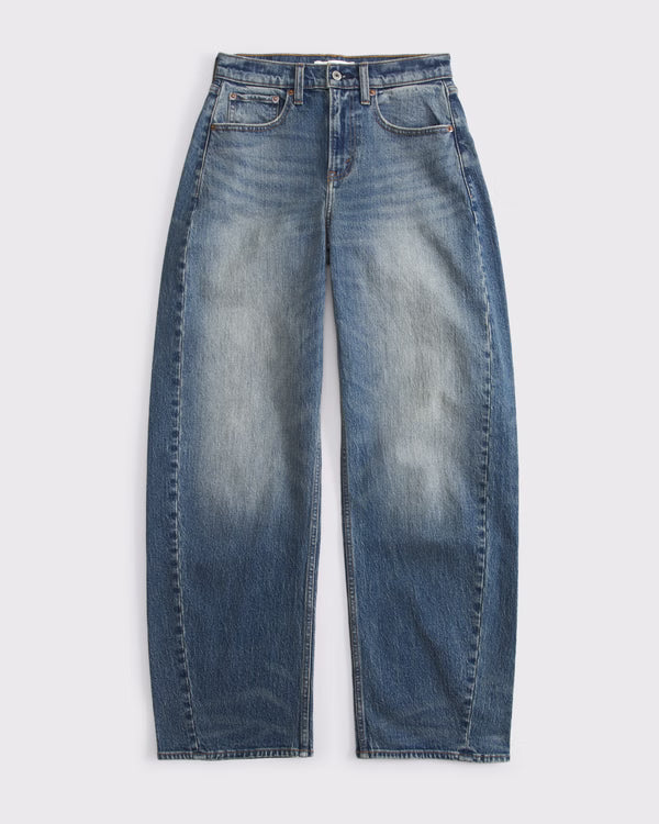 Abercrombie & Fitch - High Rise Barrel Jean
