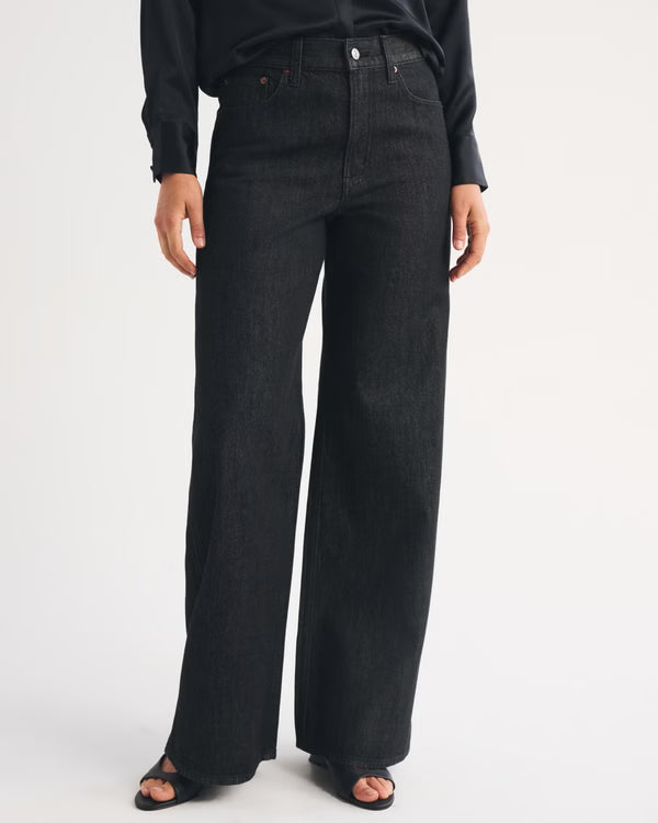 Abercrombie & Fitch - High Rise Wide Leg Jean
