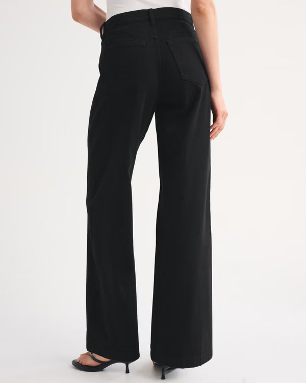 Abercrombie & Fitch - High Rise Wide Leg Jean