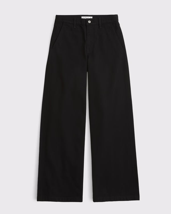 Abercrombie & Fitch - High Rise Wide Leg Jean