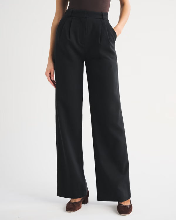 Abercrombie & Fitch - Sloane Tailored Wide Leg Pant
