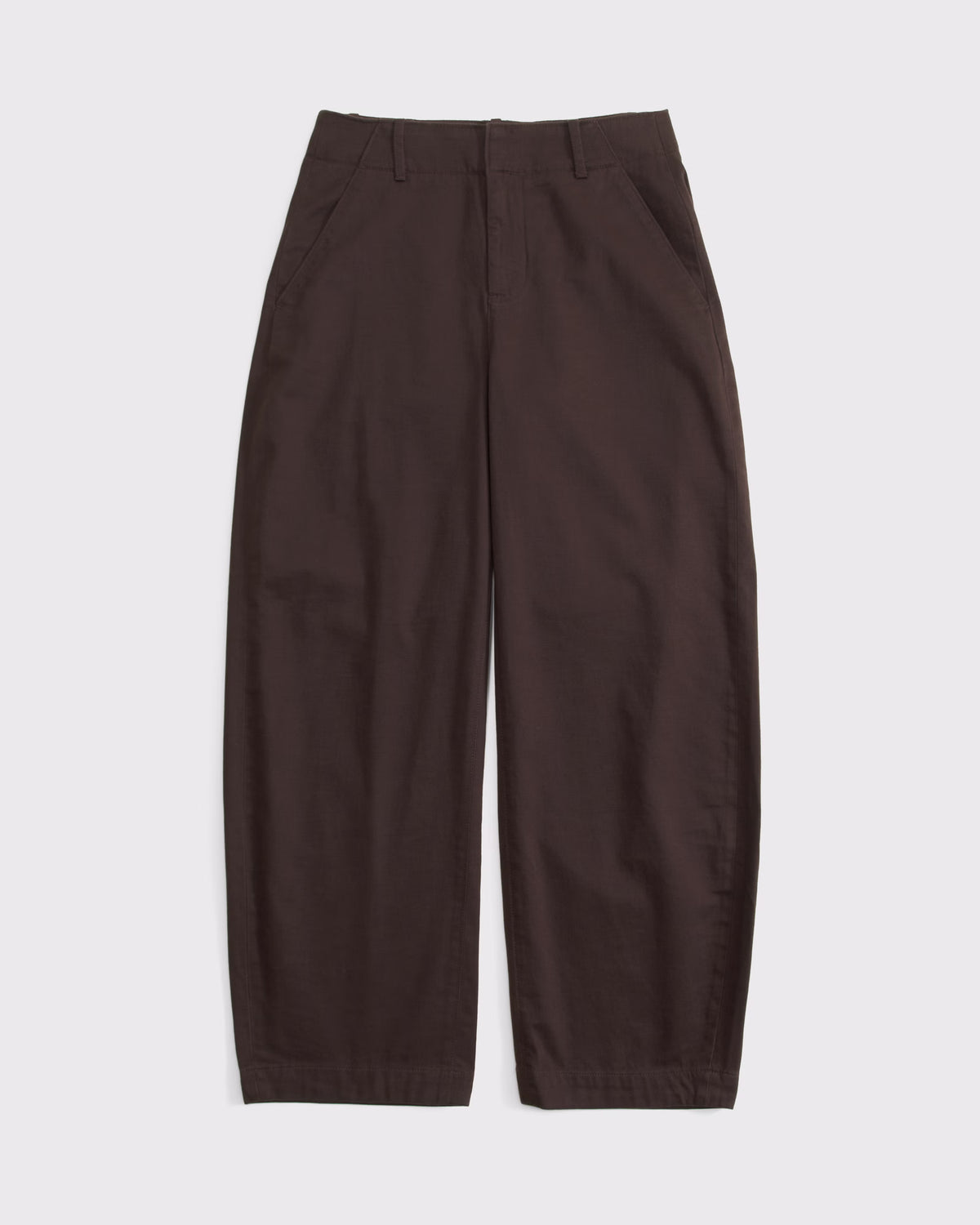 Abercrombie & Fitch - 100% Cotton High Rise Chino Barrel Pant
