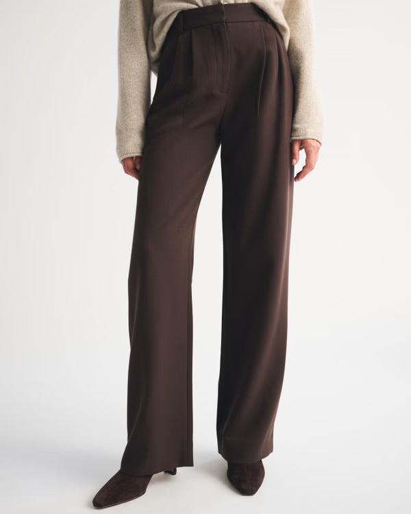 Abercrombie & Fitch - Sloane Tailored Wide Leg Pant