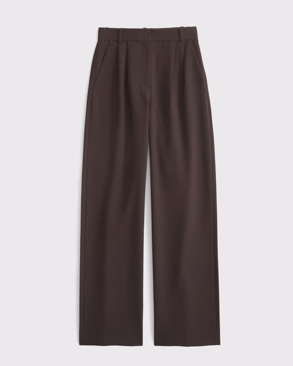 Abercrombie & Fitch - Sloane Tailored Wide Leg Pant