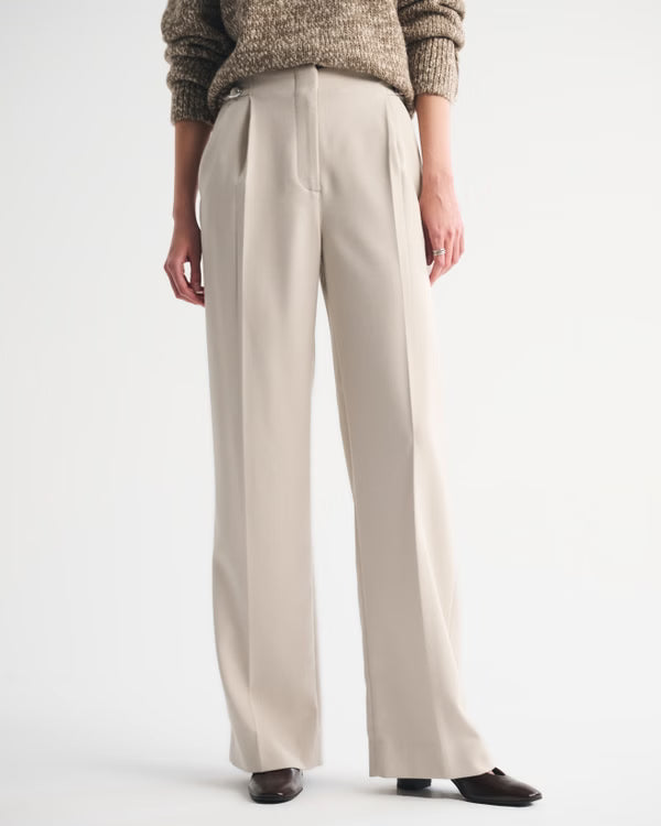 Abercrombie & Fitch - Sloane Tailored Wide Leg Pant