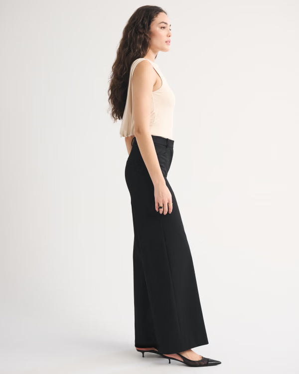 Abercrombie & Fitch -  Forme Ultra Wide Leg Pant