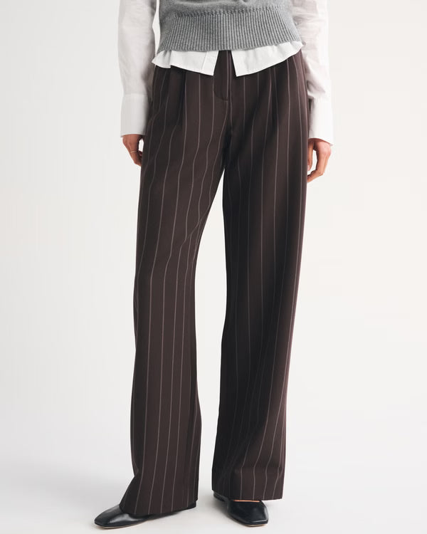 Abercrombie & Fitch - Sloane Tailored Wide Leg Pant