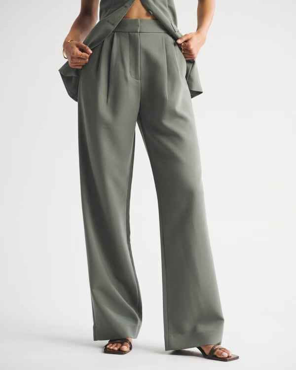 Abercrombie & Fitch - Sloane Tailored Wide Leg Pant