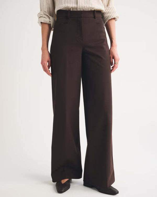 Abercrombie & Fitch -  Forme Ultra Wide Leg Pant